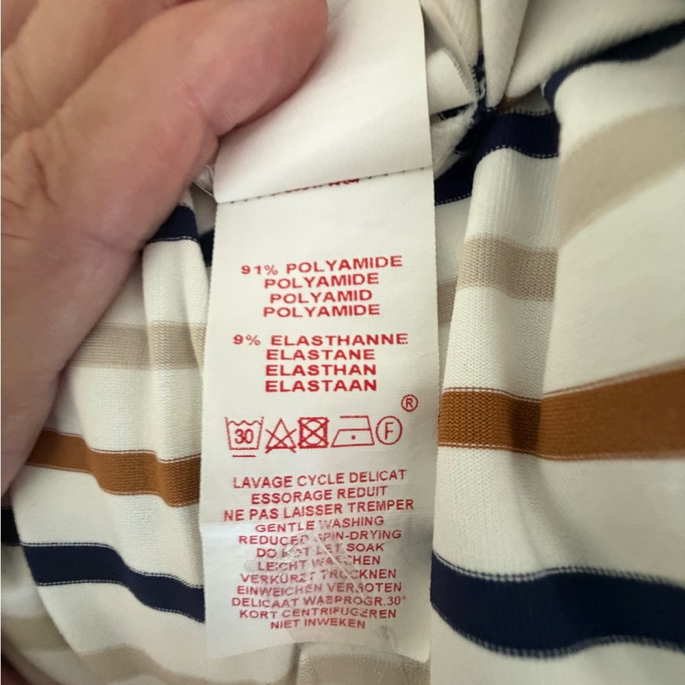 Saint James Breton Stripe UV Dress for Boat Beach or Casual, Size 12 - Picture 7 of 8